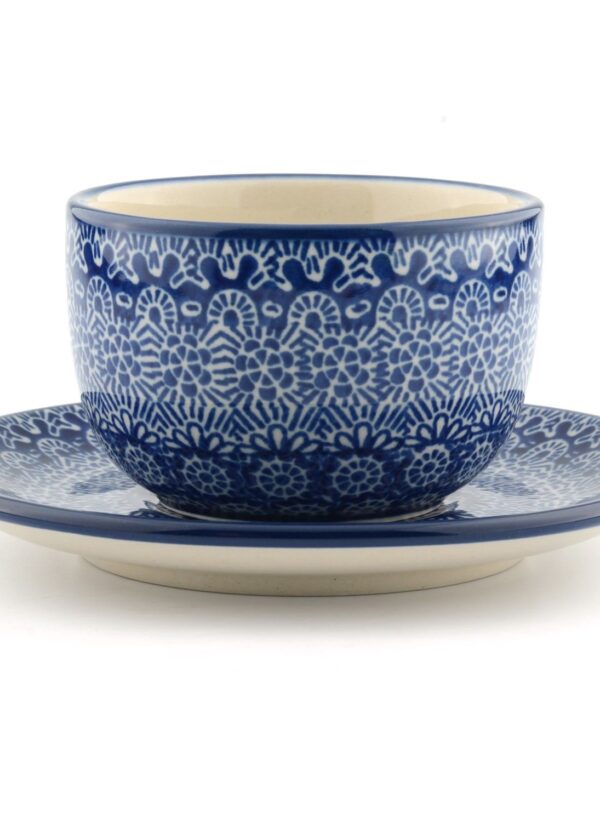 "Cup and saucer 230 ml -  Lace"