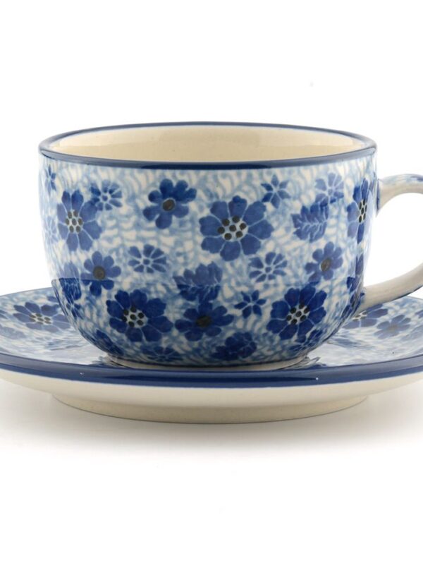 "Cup and saucer 230 ml -  Dragonfly" - Image 2