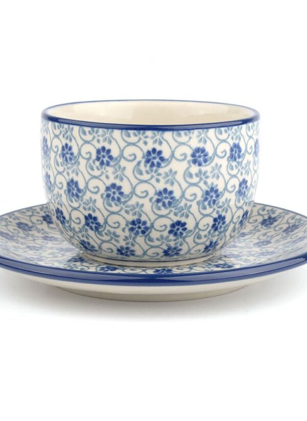 "Cup and saucer 230 ml -  Flower Fountain"