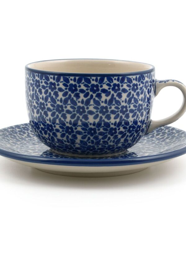 "Cup and saucer 230 ml -  Indigo" - Image 2