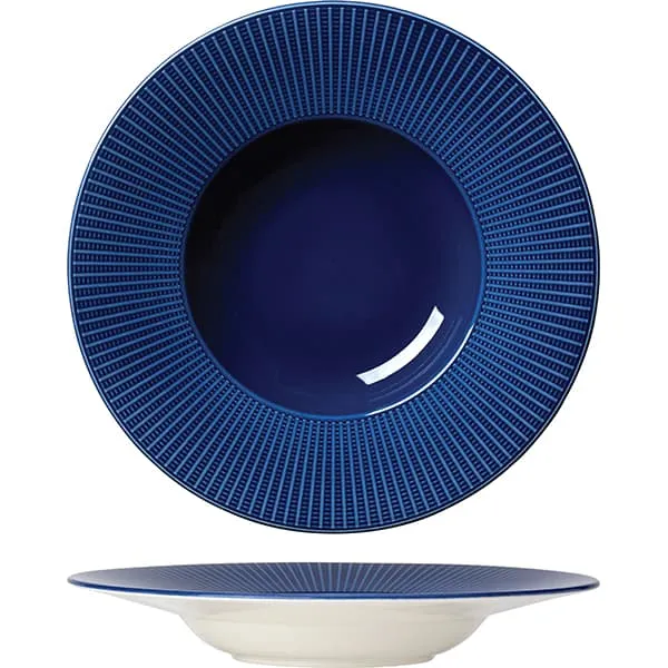 "Pasta Plate, Steelite,  Willow Azure"