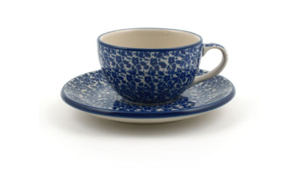 "Cup and saucer 170 ml -  Indigo"