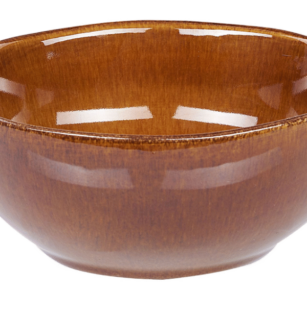 "16-piece dinnerware set TURMERIC  Stoneware Golden Brown" - Image 2