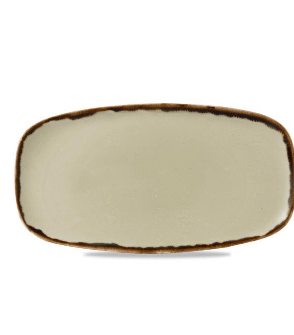 "Rectangular plate with rounded corners, linen HVLIXO141"