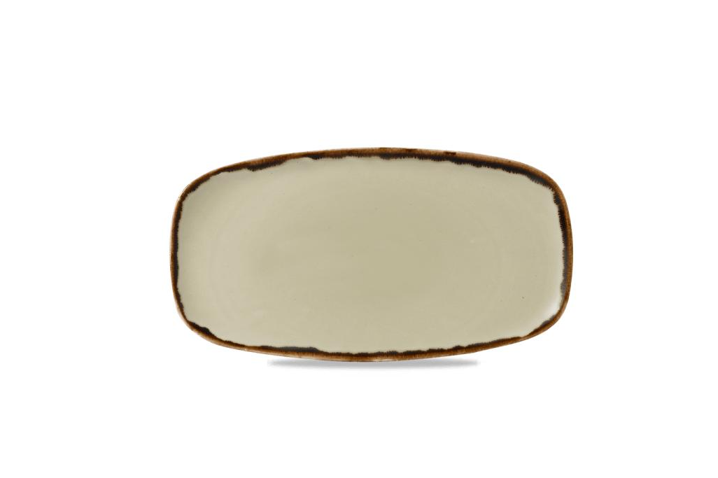 "Rectangular plate with rounded corners, linen HVLIXO141"