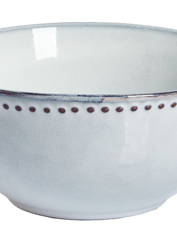 "12-Piece Dinnerware Set CHIVES  Stoneware Light Gray" - Image 2