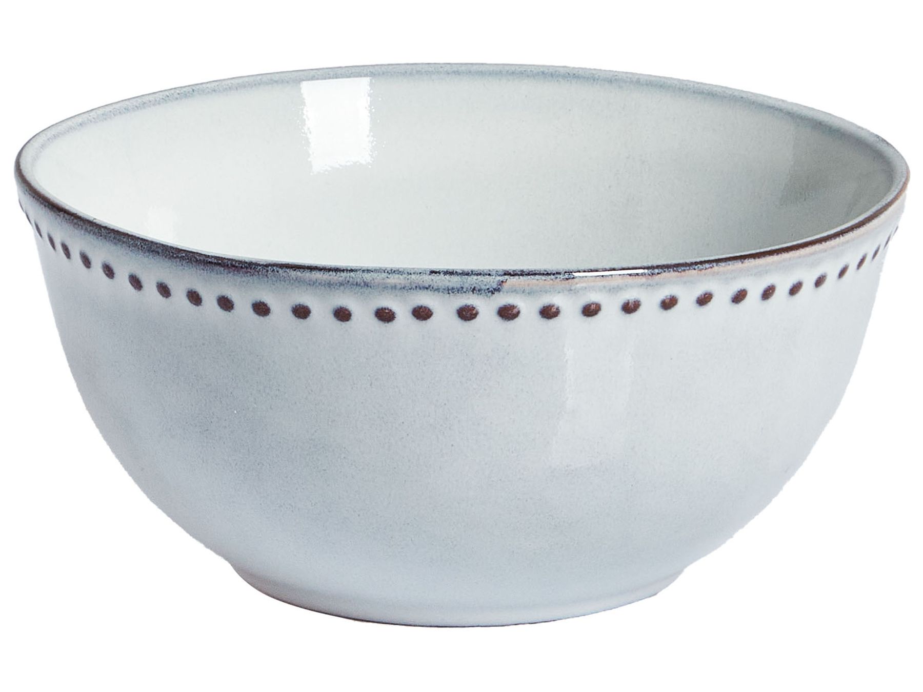 "12-Piece Dinnerware Set CHIVES Stoneware Light Gray" - Image 2