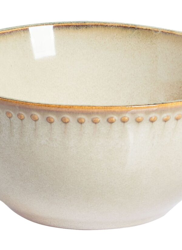 "12-piece tableware set CHERVIL  Stoneware Light Beige" - Image 2